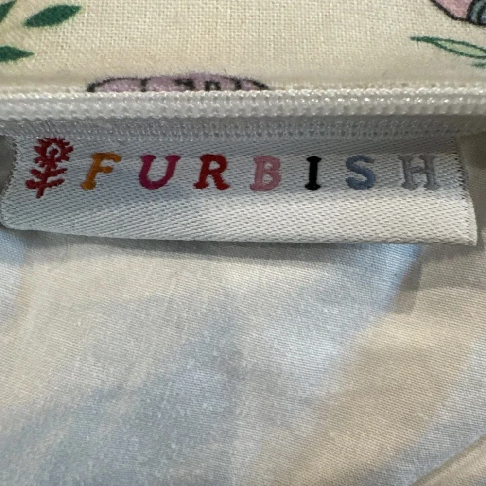 Furbish Dual Sided Decorative Floral Throw Pillow Tasseled Trim 17